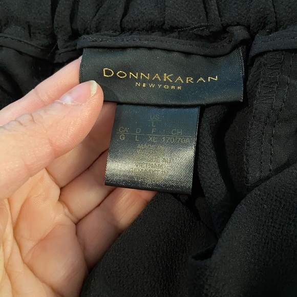 Donna Karan New York Black Crepe Trousers - Picture 4 of 4